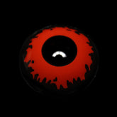 Lentes de contacto de color rojo Demonlord Mammon para cosplay